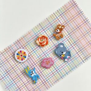 台灣針好運・刺繡別針